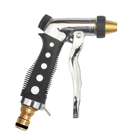 Voroly High Pressure Water Nozzle Water Gun for Car Garden and Plant (Brass)