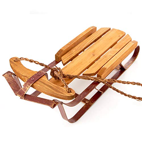 Darice 2515 Vintage Wooden Sled Christmas Decoration Medium 16x6x4.7in