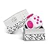 6 Sides Relieve Stress Fidget Cube For Fidgeter! Fidget Dice Anti-anxiety Toy for Children and Adults (Pink/White）