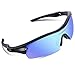 RIVBOS 805 Polarized Sports Sunglasses Glasses with 5 Set Interchangeable Lenses for Cycling