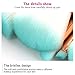 CINIDY Mermaid Makeup Brushes Set 11pcs 3D Green Gradient Synthetic Kabuki Foundation Blending Blush Eyeliner Face Powder Brush