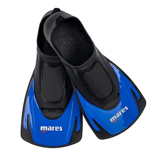 Mares Hermes - Unisex Short Fins for Swimming and Diving, Comfortable Lightweight Open Heel Swimming Fins