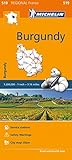 Michelin Regional Maps: France: Burgundy Map 519 (Michelin Regional France) by 