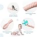 Pacifier Clip - Soothie Pacifier Clip by Hombae - Pacifier Clips - Universal Pacifier Holder for All Styles Pacifiers, Teething Toys or Soothie, Hand-Made Braided, Soft & Comfortable (4 Pack)