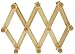 Juvale Wooden Expandable Peg Rack for Entry Way, Hats, Coats, Leashes (15 x 6 In)