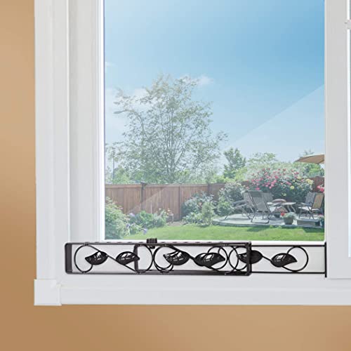 U.S. Patrol Keep Closed for Maximum Lock Ideal Stopper. Sliding Glass Window Security Bar