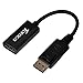 DisplayPort to HDMI Adapter (Cable), Gold-Plated DP to HDMI Converter (Connector) Male to Female with Audio for Computer Desktop, Laptop, PC, Monitor, Projector, HDTV (1080P Resolution)