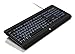 Aluratek Large Print Tri-Color Illuminated USB Keyboard model (AKBLED01F)