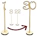 Wooden Table Numbers 1-30 Wedding Decor Centerpieces Thick Heavy Duty Tall Natural Signs Holder Vintage Decorations For Reception Cafe Restaurant Hotel Party Home Birthday Anniversary Banquet Catering