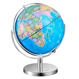 VEVOR Rotating World Globe with Stand, 13 in/330.2