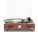 Lauson JTF535 Vinyl Record Player with Speakers | Stereo Turntable 3-Speed | Vintage Style | Vinyl to MP3 Recording | RCA (Vintage Oak)thumb 3