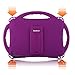 TopEsct Kids Case for iPad 6th/5th Generation, Silicone Shockproof Case for New iPad 2017/2018 9.7 inch with Tempered Glass Screen Protector and Strap, Cover for iPad Air & Air 2
