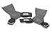 Ace Grips Pro - Premium Quality Kevlar Lined Versa Lifting Gloves Grips Straps Hooks. Superior Alternative to Power Hooks Wrist Wraps (Classic Black)