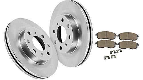 A-Premium 11.65 In (296mm) Front Vented Disc Brake Rotors Compatible With Chevy, Pontiac And - Foto 3