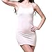 Paradise Silk Pure Silk Knitted Chemise Full Slips Sleepwear Medium Beige