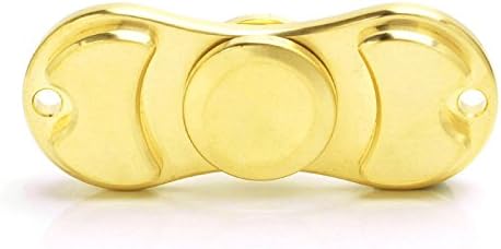 Vancleef EDC Hand Fidget Spinner Toy Made With Durable Quality Brass, Replaceable Bearings, High Speed, Silent and Smooth, Spins Up to 5 Minutes, Helpful for ADD, ADHD, Anxiety, and Stress Relieve