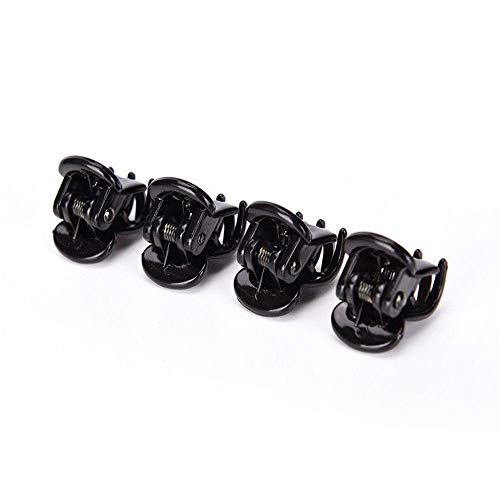 Barhunkft(TM) Fashion Women 12pcs Black Plastic Mini Hairpin 6 Claws Girls Hair Clip Clamp - Thumbnail 7