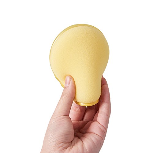 Jscarlife Waxing Polish Wax Foam Sponge Applicator Pads Fit for Clean Car Vehicle Auto Glass 3.8 Inch Yellow