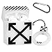 Gift-Hero Compatible with Airpods 1&2 Soft Silicone Cute Case, Cartoon 3D Fun Luxury Funny Cool Design Designer Character Skin Stylish Fashion Cover for Girls Boys Kids Teens Air pods (White Arrow)