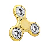 HAND SPINNER Triangle Fidget Toy 3D Printing Ceramic Bearing EDC Focus Toy for Killing Time (5.Gold)