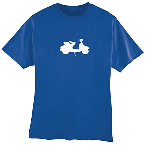 Awesome Graphics Scooter. (Vespa) Adult T-Shirt