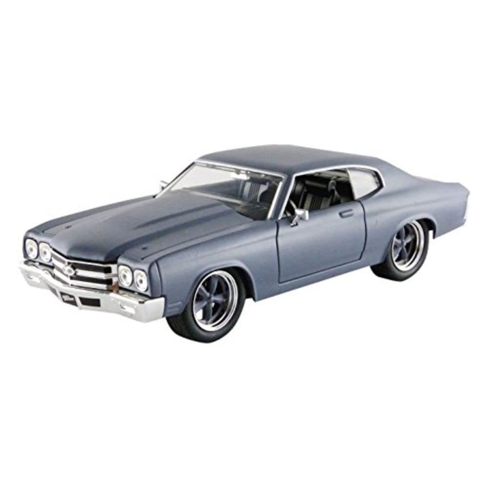 Jada JA97835 1:24 Dom's 1970 Chevrolet Chevelle SS-Primer, Matte Grey