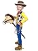 Toy Story Woody Boys Toddler Costume Cowboy Boot Slippers (9-10 M US Toddler, Brown/Yellow)