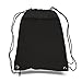 BagzDepot Promotional Polyester Drawstring Backpack - Cinch packs in BULK - Sack bag - Well Made 210D Durable Polyester Gym Drawstring Bags - Gym Backpacks with Front Zipper Pocket