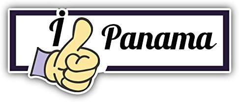 I Like Panama Travel Slogan Art Decor Vinyl Sticker 15 x 8 cm