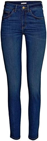Ex Zara Ladies New Woman Sand wash Denim Spandex Summer Jeans Slim Fit Trouser