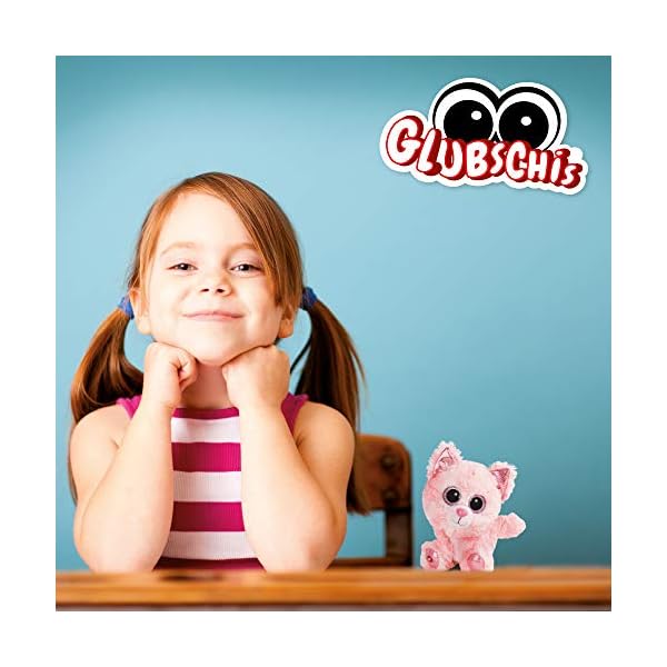 NICI Glubschis: Das Original – Glubschis Katze Dreamie 15 cm – Kuscheltier Katze mit großen Augen – Flauschiges Plüschtier mit großen Glitzeraugen – Schmusetier für Kuscheltierliebhaber – 45554 – Bild 7