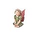 Darice Mini Fairy Garden Fairy with Gem, 1.25 x 2 Inches, Style Varies