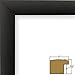 Craig Frames 1WB3BK 12 by 36-Inch Picture/Poster Frame, Smooth Finish, 1-Inch Wide, Matte Black