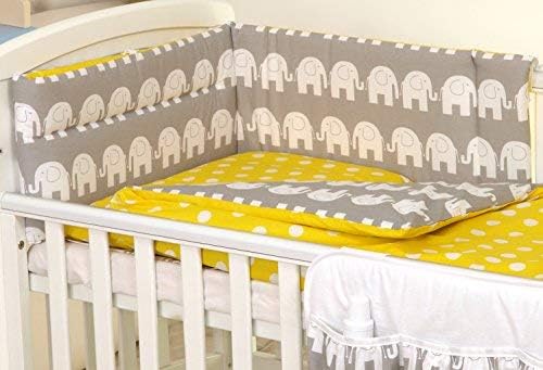 yellow cot bedding