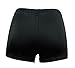COCOSHIP Black Plus Size Women's Boy-Leg Solid Bikini Bottom Front Lined Boy Short 18(FBA)