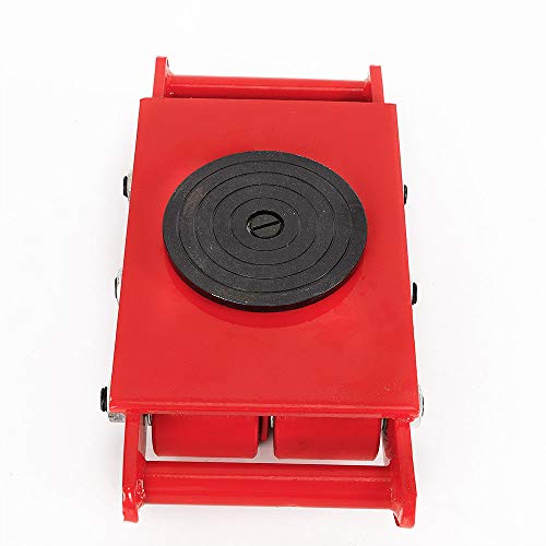 Machinery Mover, Industrial Dollies 8T 17600lb Machinery Skate Dolly Roller Heavy Duty Mover with 6 Rollers - Thumbnail 4
