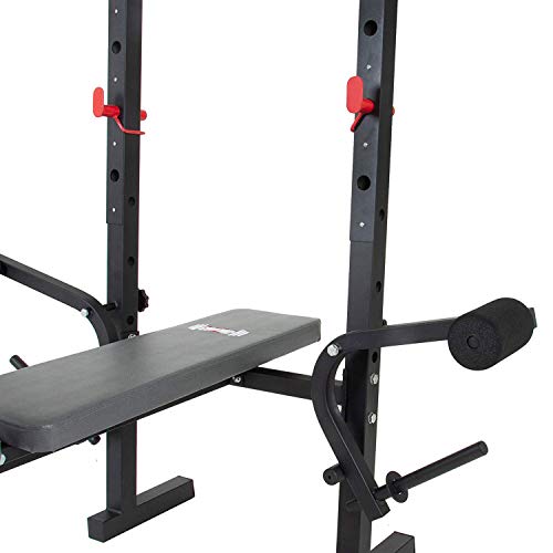Body Champ Standard Weight Bench with Butterfly and Preacher Curl