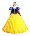 KUFV Women's Princess Costume Dress Snow White Princess Costume with Headband