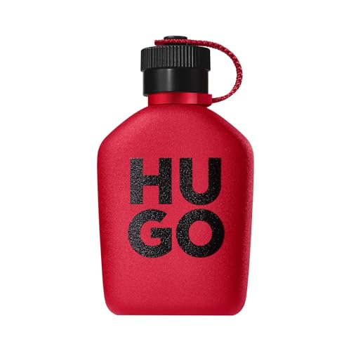 HUGO Intense Eau de Parfum para hombre | Fragancia masculina con notas de manzana roja y cuero rojo | Larga duracion | 125 ml