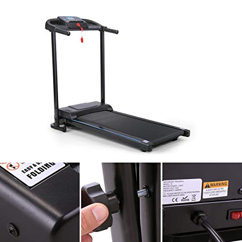 thegreatshopman Folding Treadmill Running Jogging Machine Gym Home Exercise Fitness Electric W/Smart Digital Display - Thumbnail 4