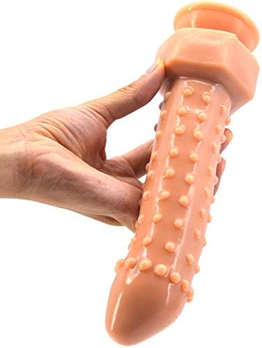 Massage Wand 8.66 inch Ultra- Realistic Toy with Suction Cup for Hands-Free Play Waterproof