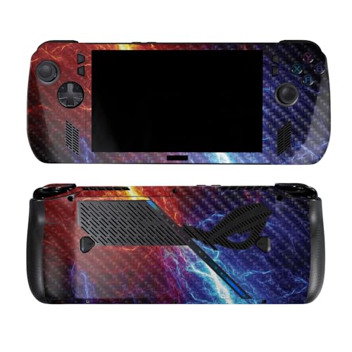 Carbon Fiber Skin Compatible with Asus ROG Ally X - Color Lightning - Premium 3…