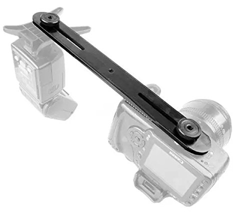 Goliton® Photo Studio Studio Light Stand 27cm dual flash bracket 1/4 Screw Hot Shoe Stands Mounting Camera Accessories