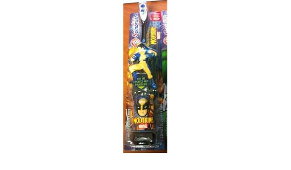 Amazon.com: marvel wolverine BATTERY OPERATED SPINBRUSH (ACTION FIGURE ACCESSORIES): Beauty