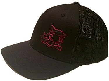 Oil Field Sniper Pig Black &amp; Red FlexFit Cap (SPH516)
