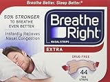 Breathe Right Extra Tan Nasal Strips - 1 Pack. ( 44 Count)