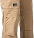 LAPG Women's Gear Stretch Tactical Pants, Low Rise, Slim Fit, 7-Pocket Durable Flex Cargo Outdoor, Hiking & Work Pants, Khaki, 14 Regular