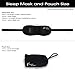 Dream Maker® Sleep Mask - The Natural sleep master sleeping mask & silk blindfold, super-smooth eye mask and ear plugs - the perfect eye mask for men women kids girls