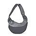 YUDODO Pet Sling Carrier for Small Dogs & Cats – Hands-Free Puppy Carrier with Safety Hook, Large Zipper Pocket, Soft Breathable Mesh, Adjustable Strap & Reflective Strip (Blue 1.0 S)