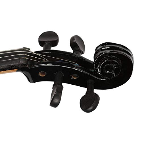 Zerama 1/2 Acoustic Violin Solid Wood Fiddle Case Bow Rosin Kids Students Beginner Stringed Instrument - Thumbnail 6